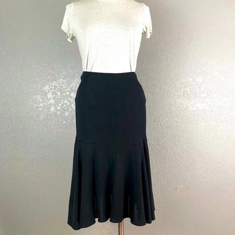 Vintage ALAÏA Fitted Stretch Tulip Flare Designer Skirt - Picture 8 of 16